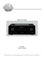 McIntosh MCD-500 - Owners manual